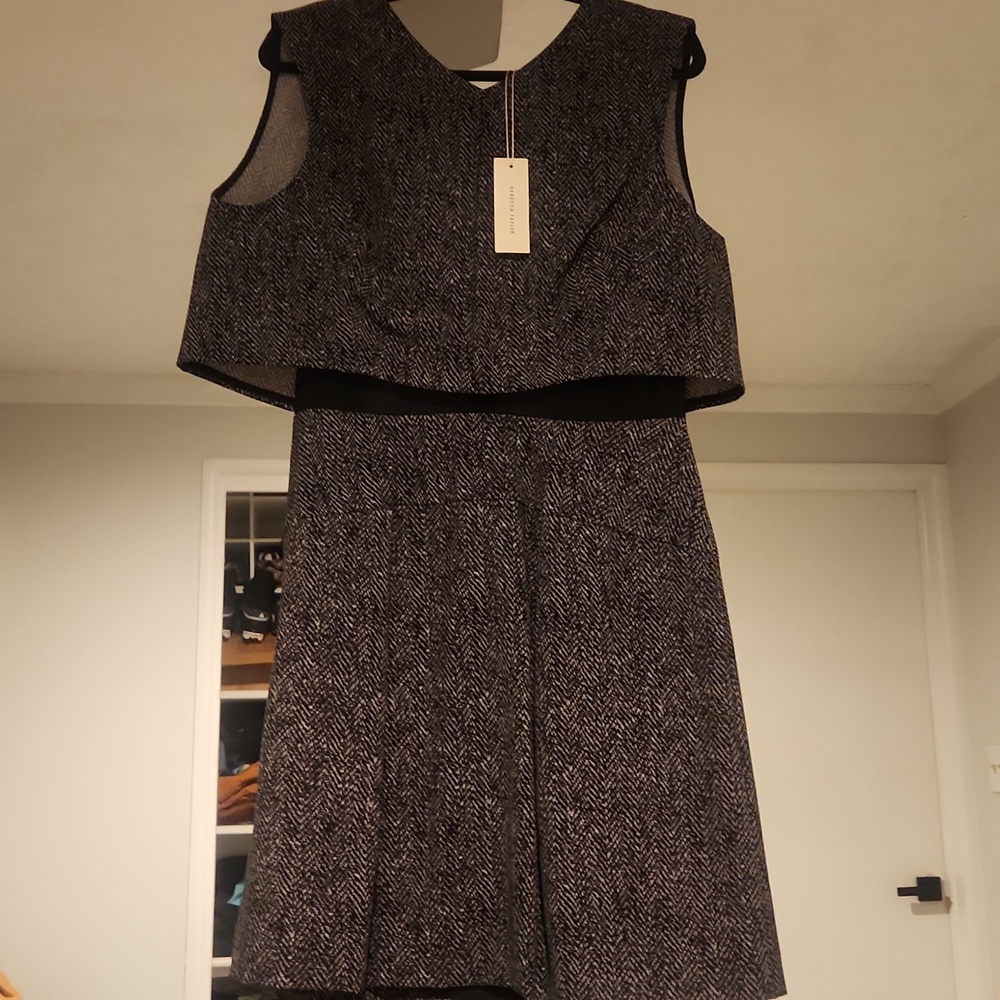 Rebecca Taylor Black And White Dress NwT Size 12
